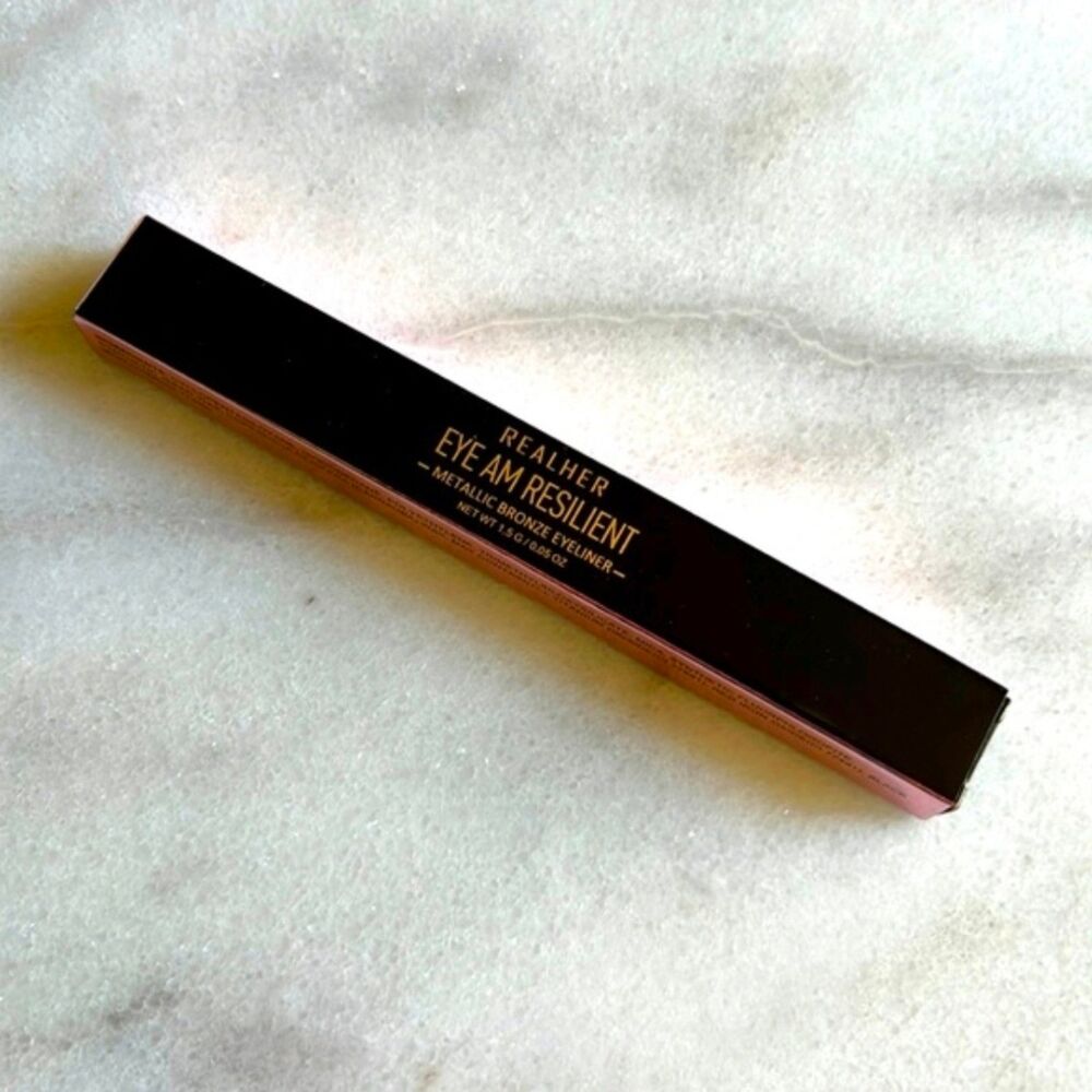 RealHer Eye Am Resilient Metallic Bronze Eyeliner Pencil NEW IN BOX Cruelty Free